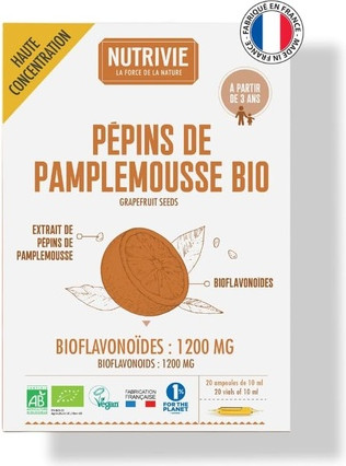 Ампулы Nutrivie Органические ампулы с экстрактом семян грейпфрута