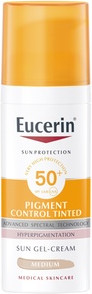Getönte Gelcreme Eucerin Pigment Control Sonnenschutz
