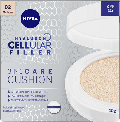 Tinted Day Cream Nivea Cellular 3in1 Care Cushion SPF15