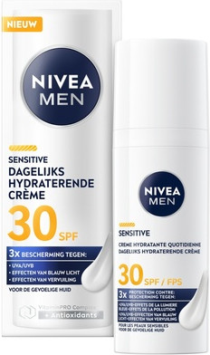 Feuchtigkeitscreme Nivea Sensitive Triple Protect LSF30