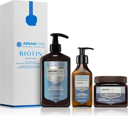 Haarpflegeset Arganicare Biotin Verdickungs- und Stärkungsprogramm