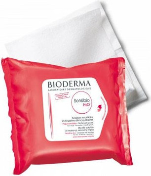 Влажные салфетки для снятия макияжа Bioderma Sensibio Gentle Cleansing Wipes