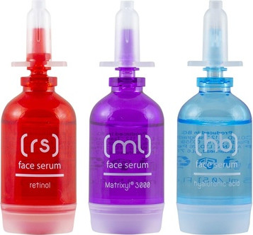 Facial Care Set Skincyclopedia Anti Aging Face Care Set with Retinol Serum, Hyaluronic Acid and Peptide Serum