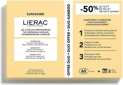Capsules Lierac Preparing Duo