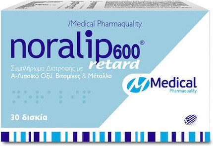 Dietary Supplement Pharmaquality Noralip 600 Retard