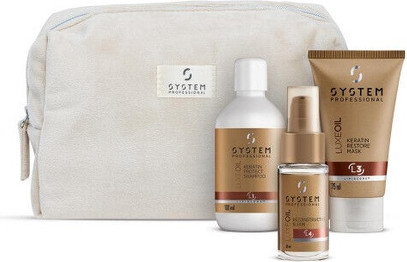 Hair Care Set System Professional Lipidcode Luxeoil Travel Set