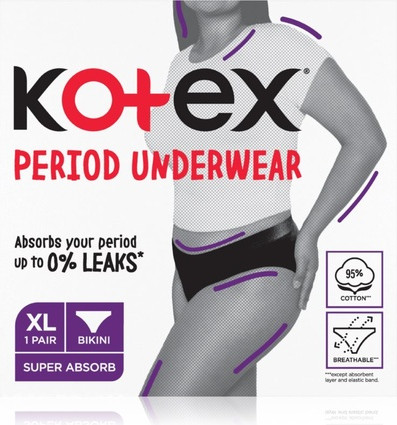 Periodenunterwäsche Kotex