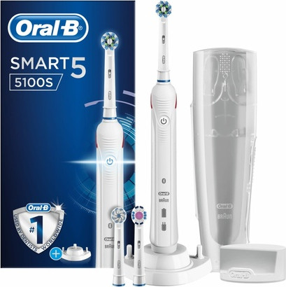 Электрическая зубная щетка Oral-B SmartSeries 5100s Белая