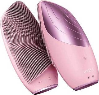 Facial Cleansing Brush Geske Sonic Thermo Facial Brush 6 In 1 Pink