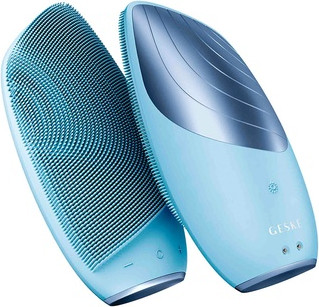 Facial Cleansing Brush Geske Sonic Thermo Facial Brush 6 In 1 Aquamarine