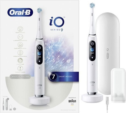 Elektrische Zahnbürste Oral-B Io Series 9 Weiß
