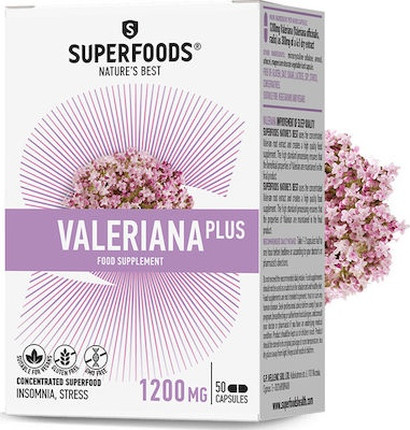 Nahrungsergänzungsmittel Superfoods Baldrian Plus