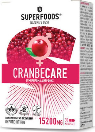 Nahrungsergänzungsmittel Superfoods Cranbecare