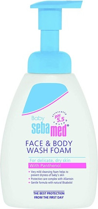Моющая пена Sebamed Baby Face & Body Wash Foam