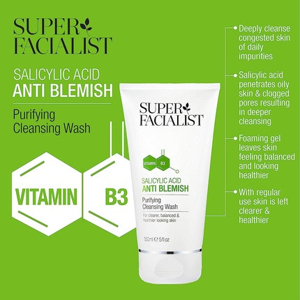 Cleansing Gel Super Facialist Anti Blemish Purifying Cleansing Wash