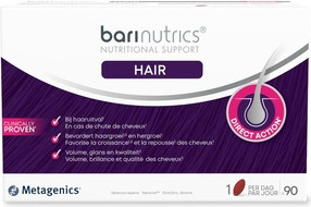 Nutritional Supplement Metagenics Barinutrics Hair Capsules