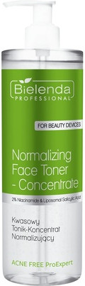 Toner Bielenda Professional Acne Free Pro Expert Konzentrat mit Säuren