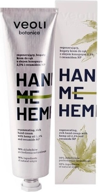 Hand Cream Veoli Botanica Regenerating Hand Cream With Hemp Oil And Ceramide Np