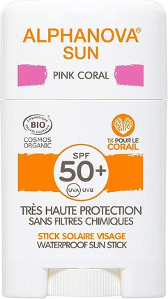 Sonnenstick Alphanova Alphanova Sun Face Pink Coral Sonnenstick LSF50+