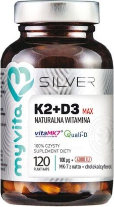Vitamin Myvita Silver Vitamin K2 + D3 Max