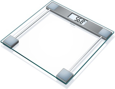 Beurer Personenwaage aus Glas mit 5 Jahren Garantie