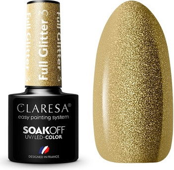Гибридный лак для ногтей Claresa Full Glitter