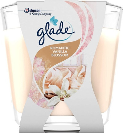 Ароматическая свеча Glade Романтический Ванильный Цвет