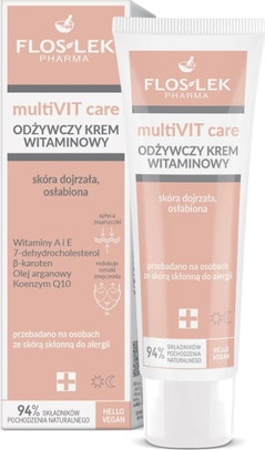 Cream Floslek Multivit Care Nourishing Cream For Mature And Weakened Skin