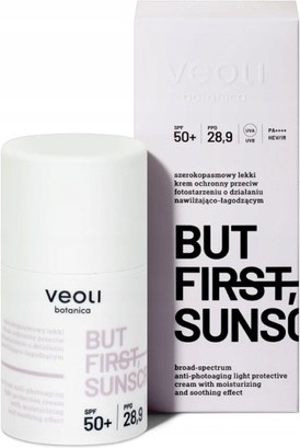 Anti-Aging Cream Veoli Botanica But First Sunscreen