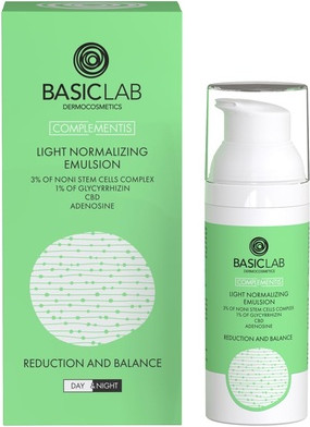 Face Cream Basiclab Light Normalizing Emulsion