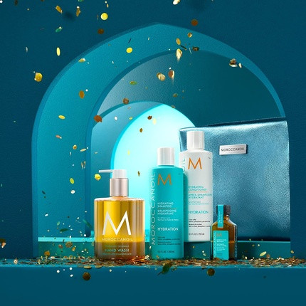 Pflegespülung und Shampoo Set Moroccanoil Hydrating