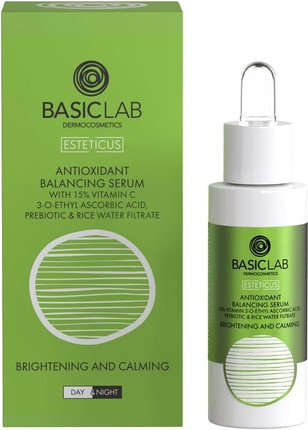 Serum Basiclab Antioxidant Regenerating Serum with 15% Vitamin C 3-O-Ethyl Ascorbic