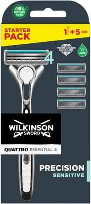 Razor Wilkinson Sword Quattro Titanium Sensitive