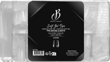 Künstliche Nagelspitzen Beautynails Soft Gel Sarg Vorgefeilt & Matt
