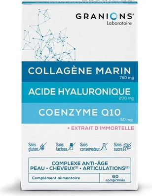 Nahrungsergänzungsmittel Granions Marine Kollagen mit Hyaluronsäure und Coenzym Q10