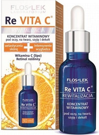 Floslek Revita C Revitalization Vitamin Concentrate For Eyes, Face, Neck, And Decollete