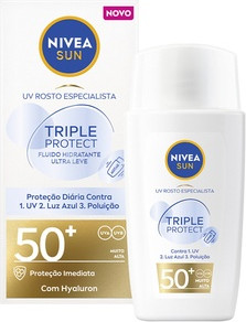Moisturizing Fluid Nivea Sun Triple Protect