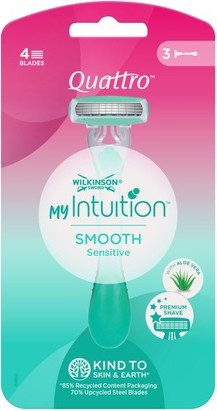 Disposable Razors Wilkinson My Intuition Quattro Smooth Sensitive