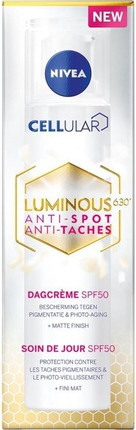 Cream Nivea Cellular luminous anti-pigment fluid cream SPF50