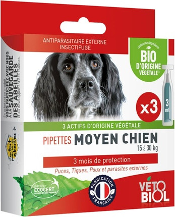 Flea and Tick Treatment Pipettes Vetobiol