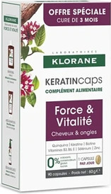 Dietary Supplement Klorane Keratin Capsules