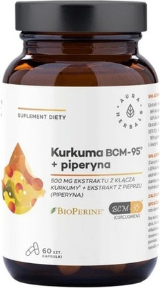 Capsules Aura Herbals Aura Herbals Turmeric 500mg