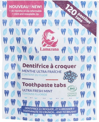 Chewable Toothpaste Lamazuna Mint Ultra-Fresh Tablets