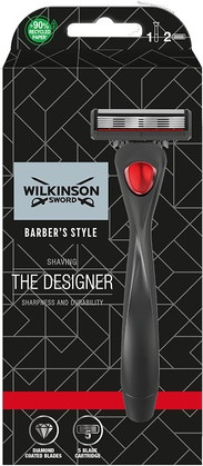 Razor Wilkinson Sword The Designer Razor for Men Precision Razor Handle + 1 Blade Refill