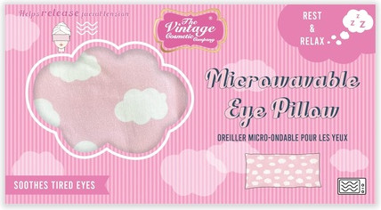 Microwavable Eye Mask The Vintage Cosmetic Company Warming Eye Pillow