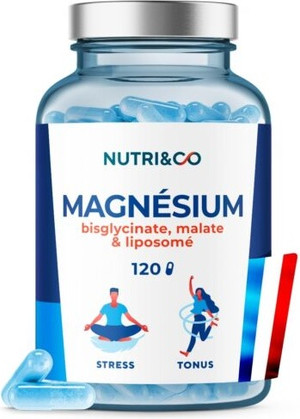 Mineral Supplement Nutri&Co Nutri&Co Magnesium Bisglycinat Malat & Liposom mit Vitamin B6