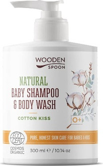 Shampoo and Body Wash Wooden Spoon