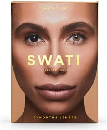 Farbige Kontaktlinsen Swati Cosmetics Sandstone Brown