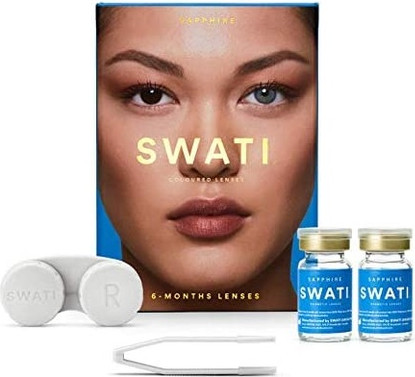 Kontaktlinsen SWATI Cosmetics Sapphire Blue