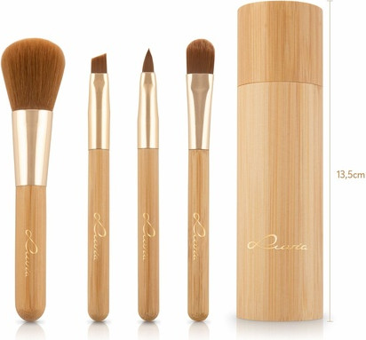 Brush Set Luvia Travel Bamboo Set Vegan
